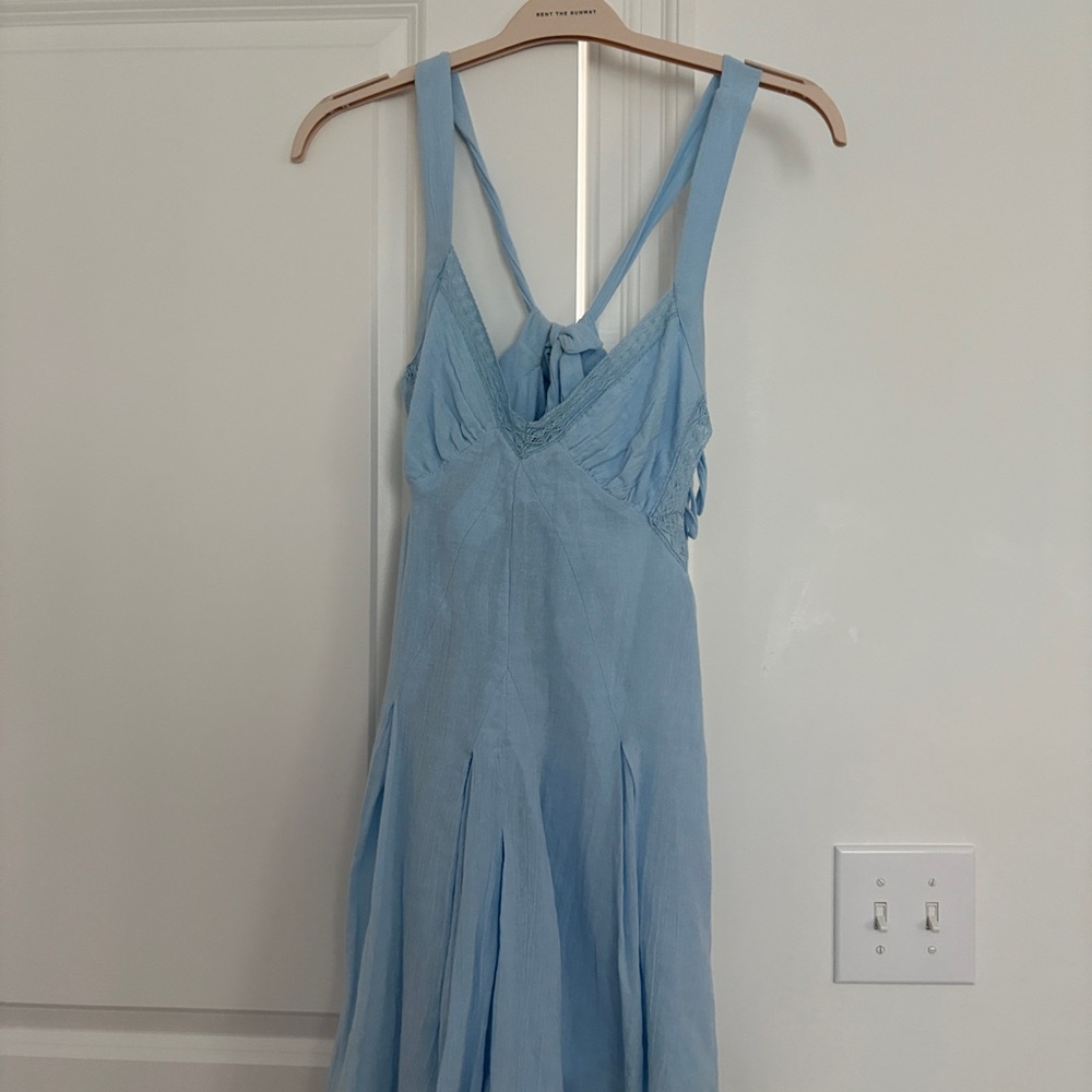 Free people Light Blue Sleeveless Dress